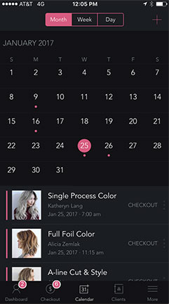Simple Calendar Interface